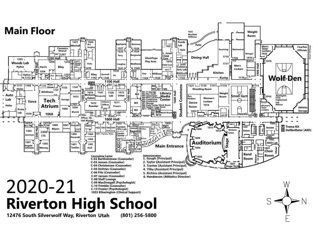 School Map – Riverton High