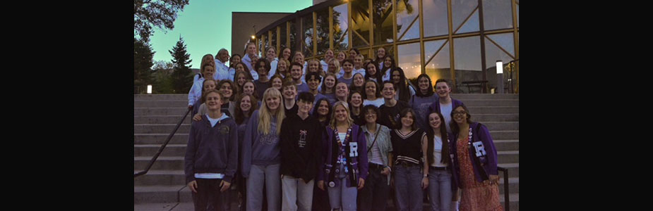 A group of students who competed in the SUU Shakespeare competition